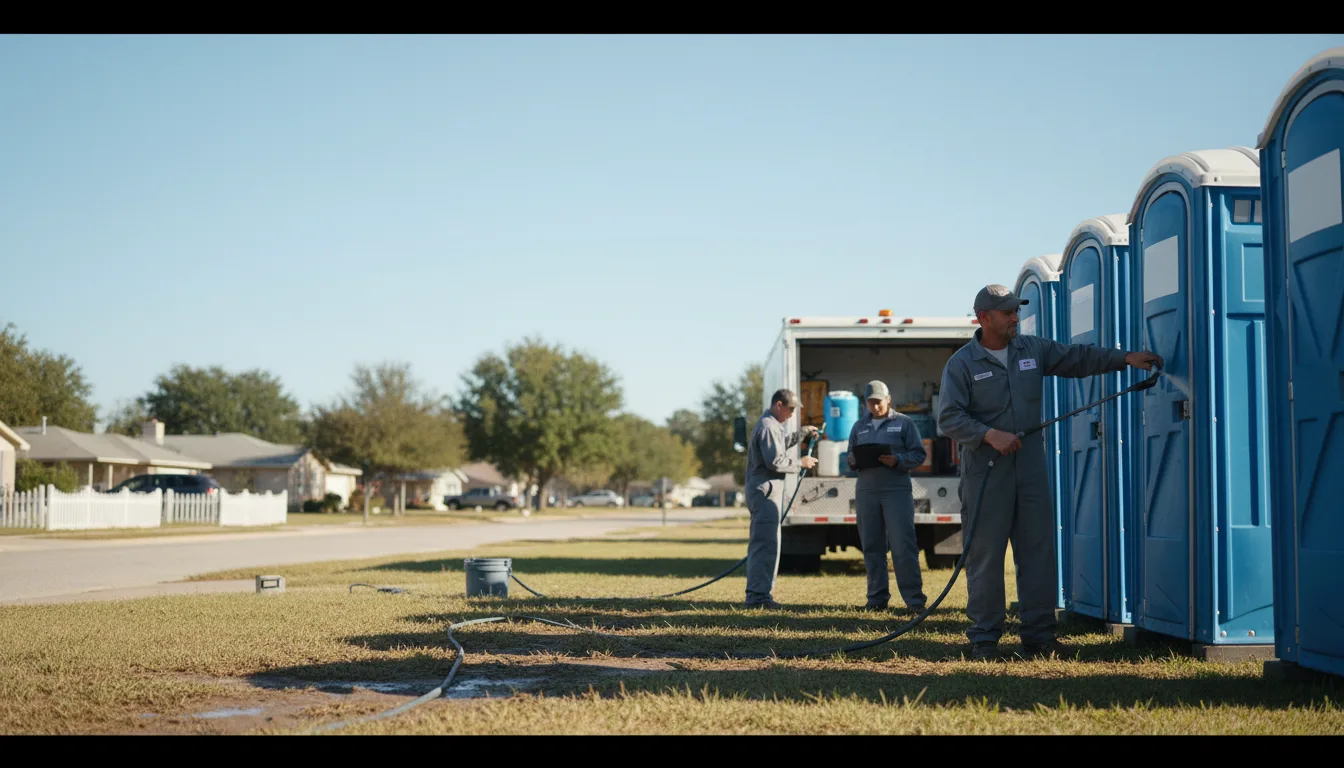 Long-Term Portable Toilet Rental in Mccaulley, TX near me